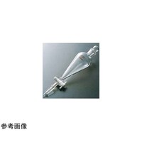 コスモスビード スキーブ形分液ロート 100mL PTFEコック 下部TS19/38 2109021 1個