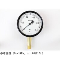 長野 密閉型圧力計(100Φ) 立形A枠 0.6MPa BE12181 1個