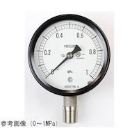 長野 密閉型圧力計(75Φ) 立形A枠 0.1ー1.6MPa BC10183 1個
