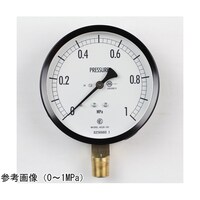 長野 普通形圧力計(Φ100) 立形A枠 耐熱用 0.6MPa 検査証明書付 AE20181 1個