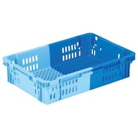岐阜プラスチック工業 NFコンテナー 外寸(mm):578×388×132 内寸(mm):533×347×120 NFM21 DB/B 1個