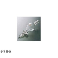 コスモスビード 透明摺合丸形分液ロート 500mL Gコック 210205 1個