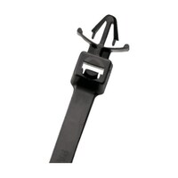 パンドウイットコーポ 押し込みタイプナイロン結束バンド 耐候性黒 (100本入) PLWP1SC0 1袋