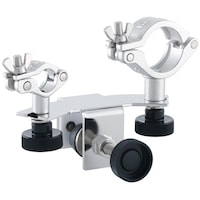 日東金属工業 ホースブラケットダブル パッド付 21.7mm 42.7mm HBDP15A32A 1個