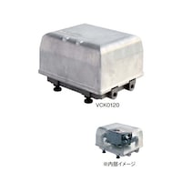 日東工器 ダイアフラムポンプ 真空ポンプ専用 到達真空度26.7kPa 18L/min AC100V駆動 50/60Hz兼用 ダイアフラム方式 VCシリーズ VCK0120 1台