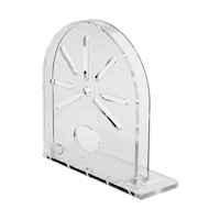 ビットストロング 監視・ドームカメラ ABSマウントブラケットL型取り付け金具(万能穴付き) 透明 BSKANKANAGO49 1個