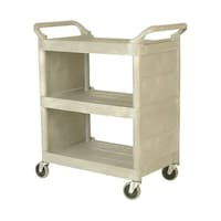 エレクター ユーティリティーカート 多目的カート/万能カート 両端パネル付き プラチナ W854×D473×H959mm RM335588PT 1台