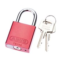 パンドウイットコーポ ロックアウト用ハイセキュリティパドロック 赤 PSL7 1個
