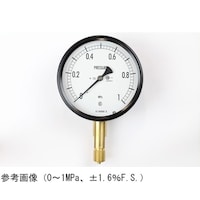 長野 密閉型圧力計(100Φ) 立形A枠 蒸気用 2.5MPa BE10131 1個