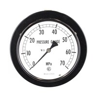 長野 普通形圧力計(Φ100) 埋込形D枠(取付金具) 耐振用 70MPa 検査証明書付 AE15133 1個
