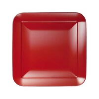 ダイワ 角そば皿 内朱外黒 DMS20RB 1個