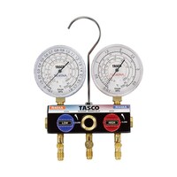 タスコ ハイブリッドゲージマニホールド R448A・R449A・R404A TA124ZA1 1個