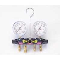 タスコ R410A R32用 4バルブゲージマニホールド TA122FM 1セット