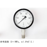 長野 密閉型圧力計(100Φ) 立形A枠 0.4MPa 検査証明書付 BE12193 1個
