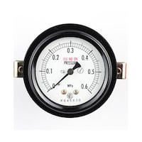 長野 密閉型圧力計(60Φ) 禁油 埋込形D枠(取付金具) 0.6MPa BA15121 1個