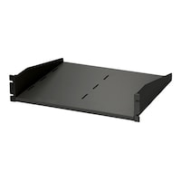 摂津金属工業 収納棚 W482×H99×D400mm 3.5kg ブラック RH2J40N1 1個