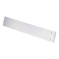 摂津金属工業 シャーシプレートタイプH W81.9×H1.5×D204.5mm アルミ生地 RKM0420CSH 1枚