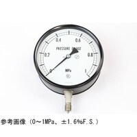 長野 密閉型圧力計(150Φ) 立形A枠 3.5MPa 検査証明書付 BG10133 1個