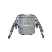 トヨックス カムロック ツインロックタイプカプラー メネジ アルミ 1/2インチ 633DBL1/2AL 1個