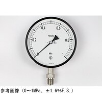 長野 普通形圧力計(Φ150) 立形A枠 60MPa 検査証明書付 AG10143 1個