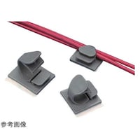 パンドウイットコーポ コードクリップ 粘着テープ付き テレホングレー (100個入) LWC25AC14 1袋