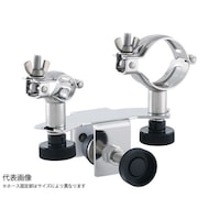 日東金属工業 ホースブラケットダブル パッド付