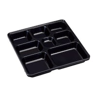 ダイワ 8ッ仕切容器 本体 蓋セット クロ SF300 1個