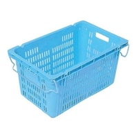 岐阜プラスチック工業 プラスケット 持手付 外寸(mm):570×385×305 外寸(mm):570×360×305 M20トッテツキ 1個