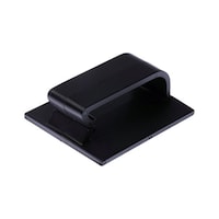 パンドウイットコーポ 固定具 コードクリップ ゴム系粘着テープ付き 黒 1袋(200個入) BEC75AT20 1袋