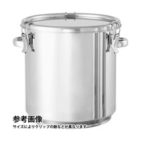 日東金属工業 積み重ね式ステンレス密閉容器 80L φ470×492×1.2mm CTHSTA47 1個