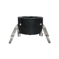 トヨックス カムロック ツインロックタイプカプラー ダストキャップ 樹脂(PP) 11/2インチ 634BL11/2PP 1個