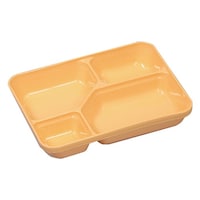 ダイワ 4ツ仕切り副食容器 本体 蓋セット オレンジ SF42016 1個