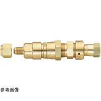 タスコ バルブ付銅管接手1/2(機器接続用) TA230MV4C 1個