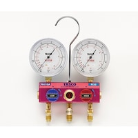 タスコ R410A R32用 ボールバルブ式ゲージマニホールドキット TA122GB1 1セット