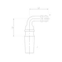 旭製作所 ホースコネクタL字口