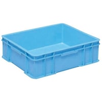 岐阜プラスチック工業 プラテナー ブルー 外寸(mm):518×435×147 内寸(mm):478×395×139 B402 1個