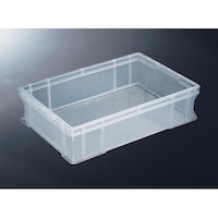 岐阜プラスチック工業 プラテナー 内寸(長辺×短辺×高さ)(mm):616×408×160 有効内寸(長辺×短辺×高さ)(mm):607×399×150 B562 クリア 1個