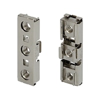 摂津金属工業 1U M5 ケージナット W13.2×H43.7×D8.9mm ニッケルめっき 10個入 NPO1UM5CN10 1式