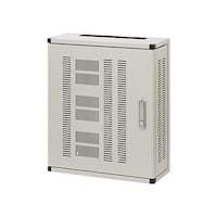 摂津金属工業 壁掛HUBボックス W500×H600×D210mm ホワイトグレイ NHWE3U6050 1台