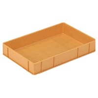 岐阜プラスチック工業 プラテナー オレンジ 外寸(mm):451×298×75 内寸(mm):435×282×71 B8 OR 1個