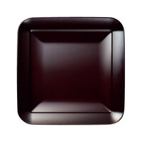 ダイワ 角そば皿 内溜(ため)外黒 DMS20TB 1個