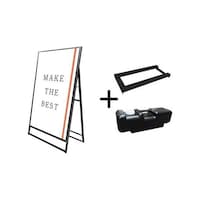 常磐精工 ブラックポスター用スタンド看板