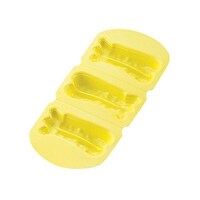 旭 アサヒ ソフト食シリコン型 エビフライ型 イエロー ASEY 1個