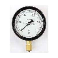 長野 密閉型圧力計(75Φ) 立形A枠 蒸気・耐振用 1MPa BC12131 1個