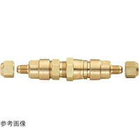 タスコ バルブ付銅管接手3/8(中間接続用) TA230MV3A 1個