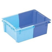 岐阜プラスチック工業 DNコンテナー 外寸(mm):400×300×152 内寸(mm):351×267×147 DN12B2 DB/B 1個