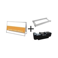 常磐精工 バリウススタンド看板 アルミ複合板1800×900両面 ウエイトアーム・水タンクセット VASKAP1800X900R3SE 1個