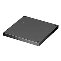 摂津金属工業 架台 W600×H50×D600mm ブラック NXO60PBN1 1個