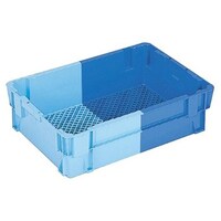 岐阜プラスチック工業 NFコンテナー 外寸(mm):611×431×168 内寸(mm):565×385×158 NFM34 DB/B 1個