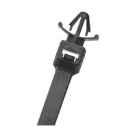 パンドウイットコーポ 押し込みタイプナイロン結束バンド 耐候性黒 (250本入) PLWP2HTL0 1袋